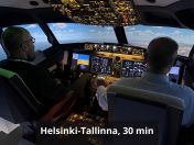 A gift card for Boeing B737-8 MAX simulator, from Helsinki to Tallinn, 30 minutes