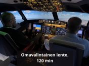 Lahjakortti Boeing B737-8 MAX -simulaattoriin, Omavalintainen lento, kesto 120 min
