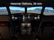 A gift card for Airbus A320 simulator, from Helsinki to Tallinn, 30 minutes