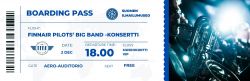 Museokortti: Pääsylippu Finnair Pilots' Big Bandin konserttiin 2.12.