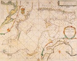 Hollantilainen Itämeren alueen merikartta näköispainos