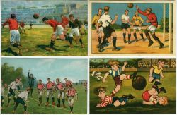 Jalkapallo-postikortit