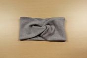 Merino wool headband, grey